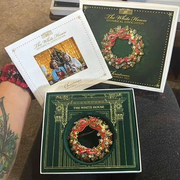 The White Housete House Christmas Ornamentment 2023 - Picture 2 of 3